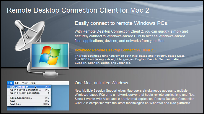 Remote desktop connection client for mac 2.0.1